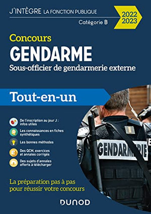 Concours Gendarme - Sous-officier de gendarmerie externe - 2022/2023: Tout-en-un