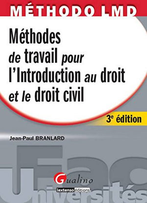 Méthodes de travail pour l'introduction au droit et le droit civil