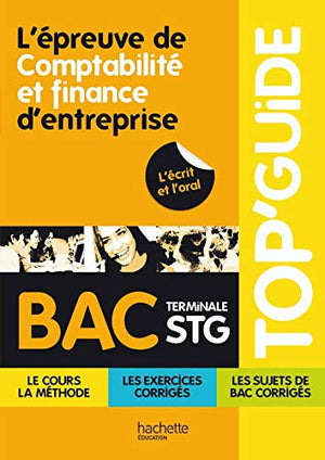 L'épreuve de comptabilité et finance d'entreprise Tle STG