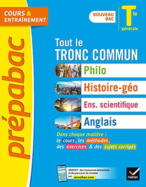 Prépabac Tout la Tle générale (tronc commun) - Bac 2024