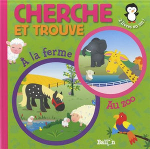 Cherche et trouve à la ferme, au zoo