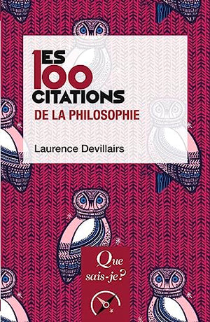 Les 100 citations de la philosophie