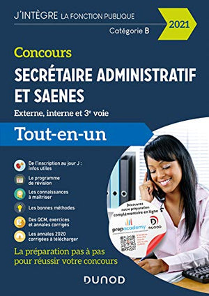 Concours Secrétaire administratif et SAENES Externe, interne et 3e voie