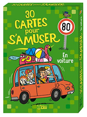 30 CARTES S'AMUSER EN VOITURE