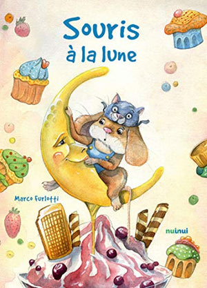 Souris à la lune