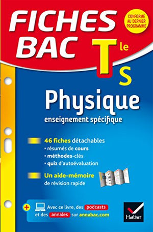 Fiches bac physique Tle S