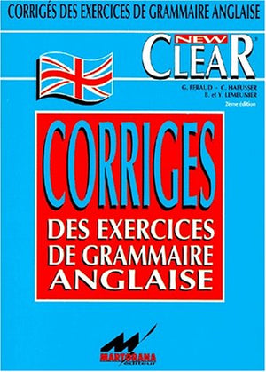 Corrigés des exercices de grammaire anglaise