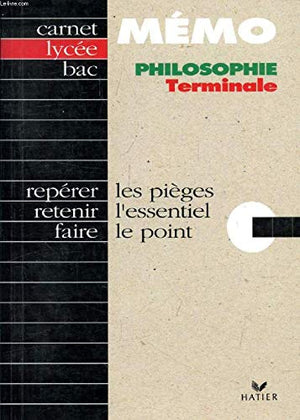 PHILOSOPHIE TERMINALE