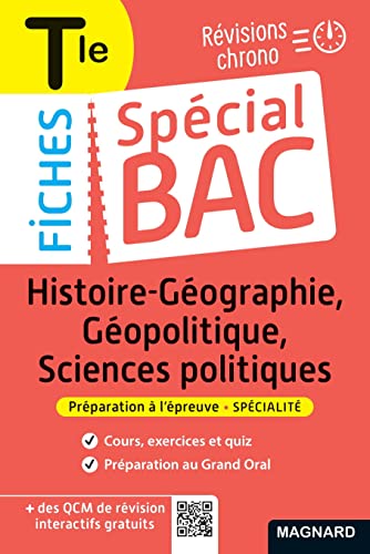 Histoire-Géographie, Géopolitique, Sciences politiques Tle