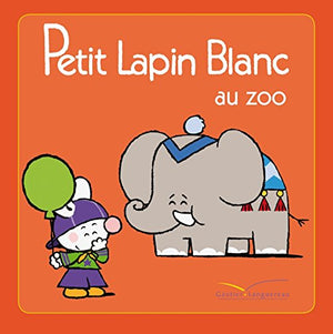 Petit lapin blanc au zoo