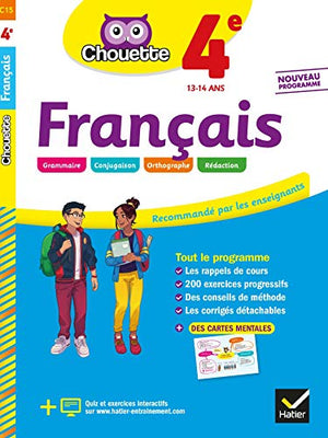 Français 4e: cahier d'entraînement et de révision