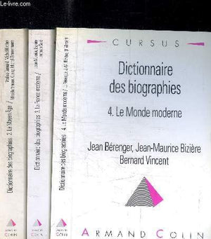 Dictionnaires des biographies, tome 2. Le Moyen-Âge