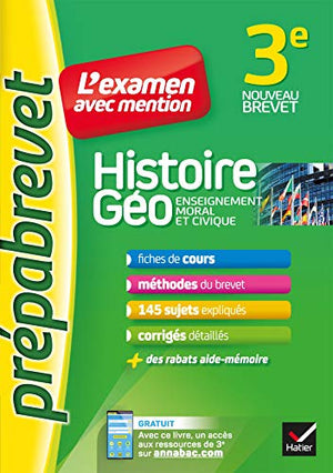 Histoire-géographie EMC 3e - Prépabrevet L'examen avec mention