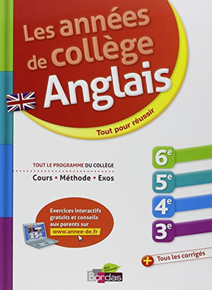 Les Années de collège - Anglais