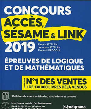 Le concours Accès Sésame et Link 2019