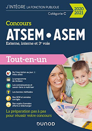 Concours ATSEM/ASEM - Externe, interne, 3e voie - Tout-en-un - 2020/2021