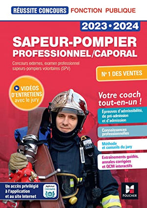 Réussite Concours Sapeur-pompier professionnel/caporal - 2023-2024