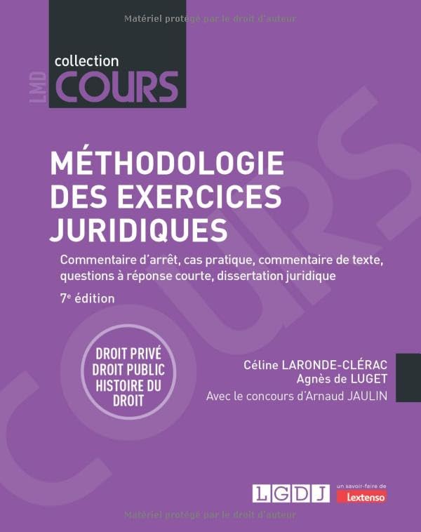 Méthodologie des exercices juridiques