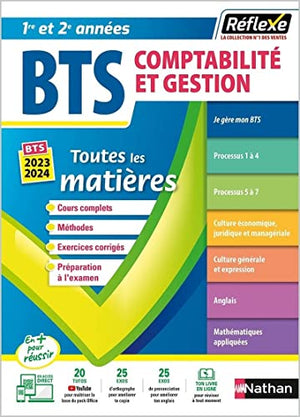 Toutes les matières - BTS CG - Réflexe - 2024