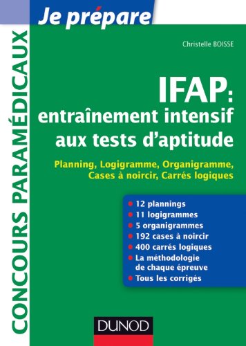 IFAP : entraînement intensif aux tests d'aptitude