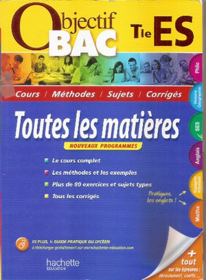 Toutes les matières Tle ES