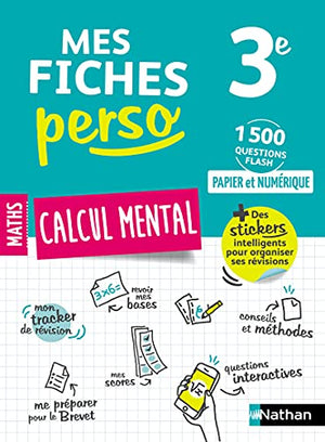 Mes fiches perso - Calcul mental - Maths 3e