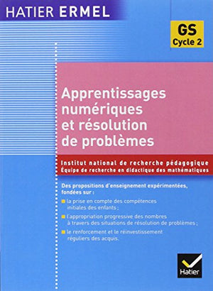 Apprentissages numériques Grande section de Maternelle