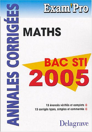 Mathématiques Bac STI