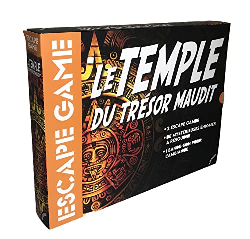 Boîte de jeu Escape game : le Temple du Trésor Maudit