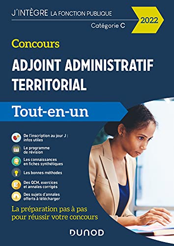 Concours Adjoint administratif territorial - Tout-en-un - 2022