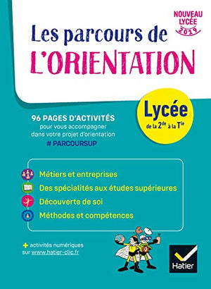 Les parcours de l'Orientation - Lycée - cahier de l'élève