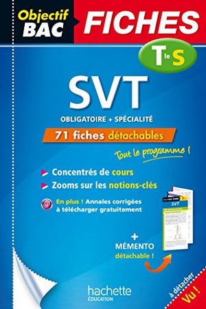 Sciences de la Vie et de la Terre Tle S