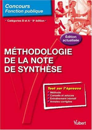 Méthodologie de la note de synthese - cat. B et A