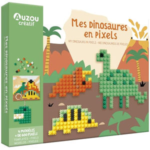 Mon coffret d'artiste - Mes créations en pixels - Dinosaures