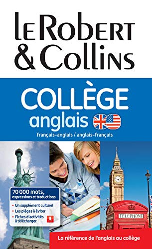 Dictionnaire Le Robert & Collins Collège Anglais + règle des verbes irréguliers