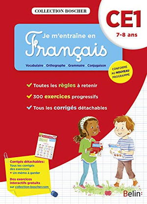 Je m'entraîne en français CE1 - Cahier: Édition 2016