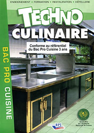 Techno culinaire Bac Pro