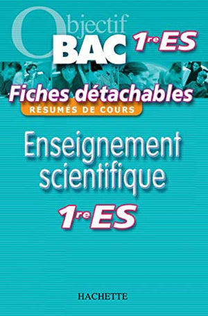 Enseignement scientifique 1e ES