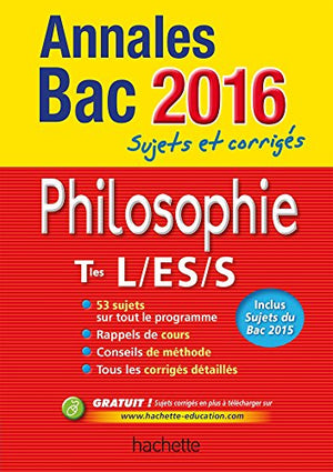 Annales 2016 Philo