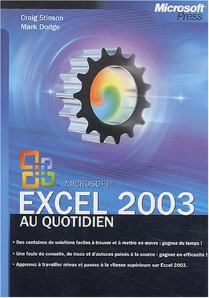 Microsoft Excel 2003 - Au Quotidien