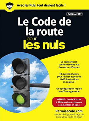 Le code de la route pour les Nuls poche, édition 2017