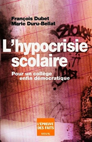 L'hypocrisie scolaire