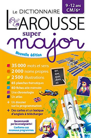 Le dictionnaire Larousse super major CM/6e