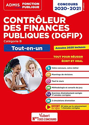 Concours Contrôleur des Finances publiques (DGFIP) - Catégorie B - Tout-en-un