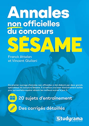 Annales non officielles du concours SESAME