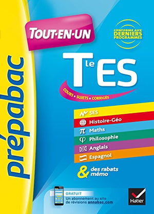 Prépabac Tout-en-un Tle ES