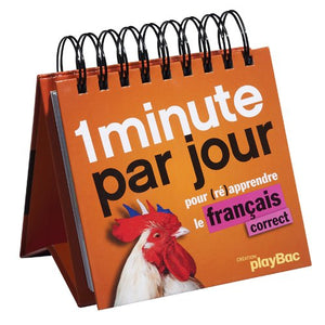 1 minute par jour de français correct !