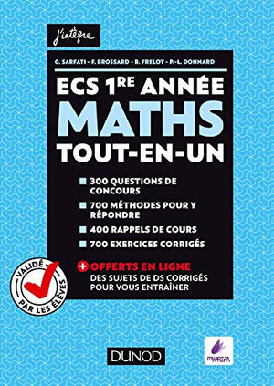 ECS 1re année - Maths - Tout-en-un