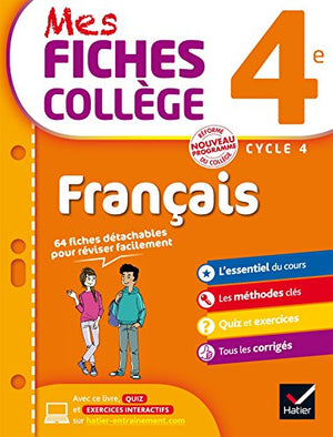 Mes fiches collège français 4e