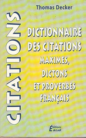 Cita-Dico. Dictionnaire des citations